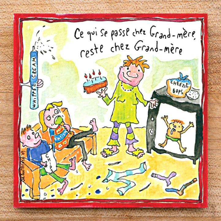 What happens at grandma's stays at grandma's (English & Français)
