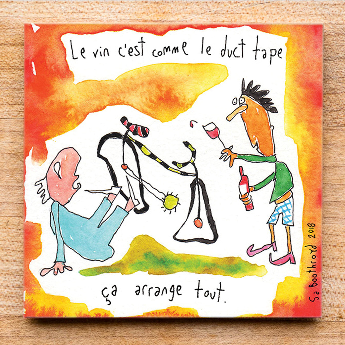 Wine is like duct tape, it fixes everything (English & Français)