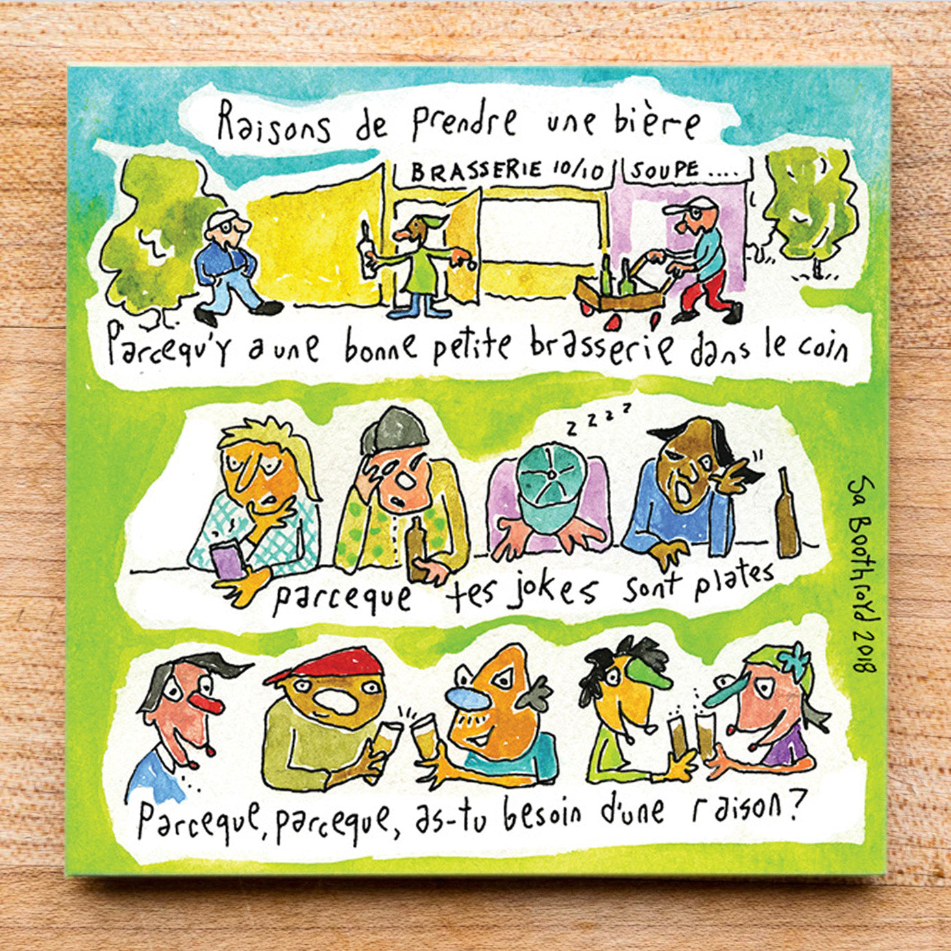 Reasons to have a beer (brewery..) (English & Français)