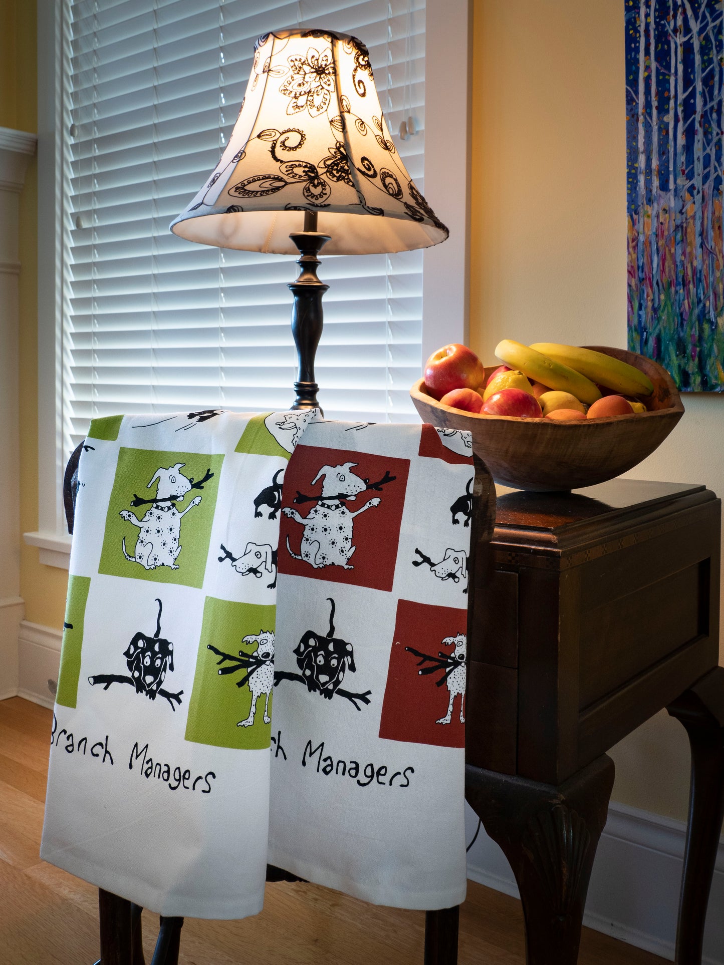 Tea Towel - Branch Managers (also available in green!)