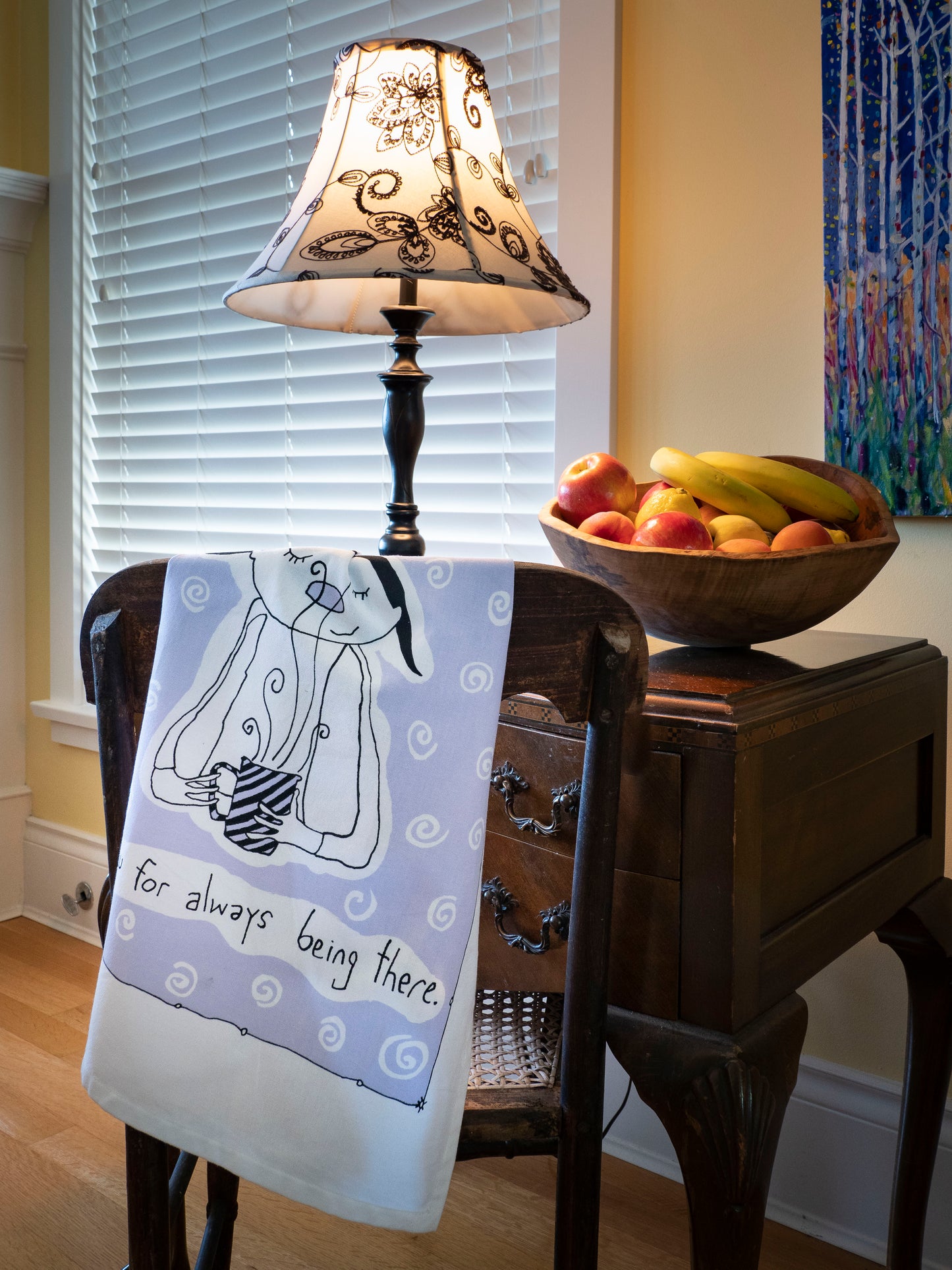 Tea Towel - Dear Tea, thank you for always being there (English & French)