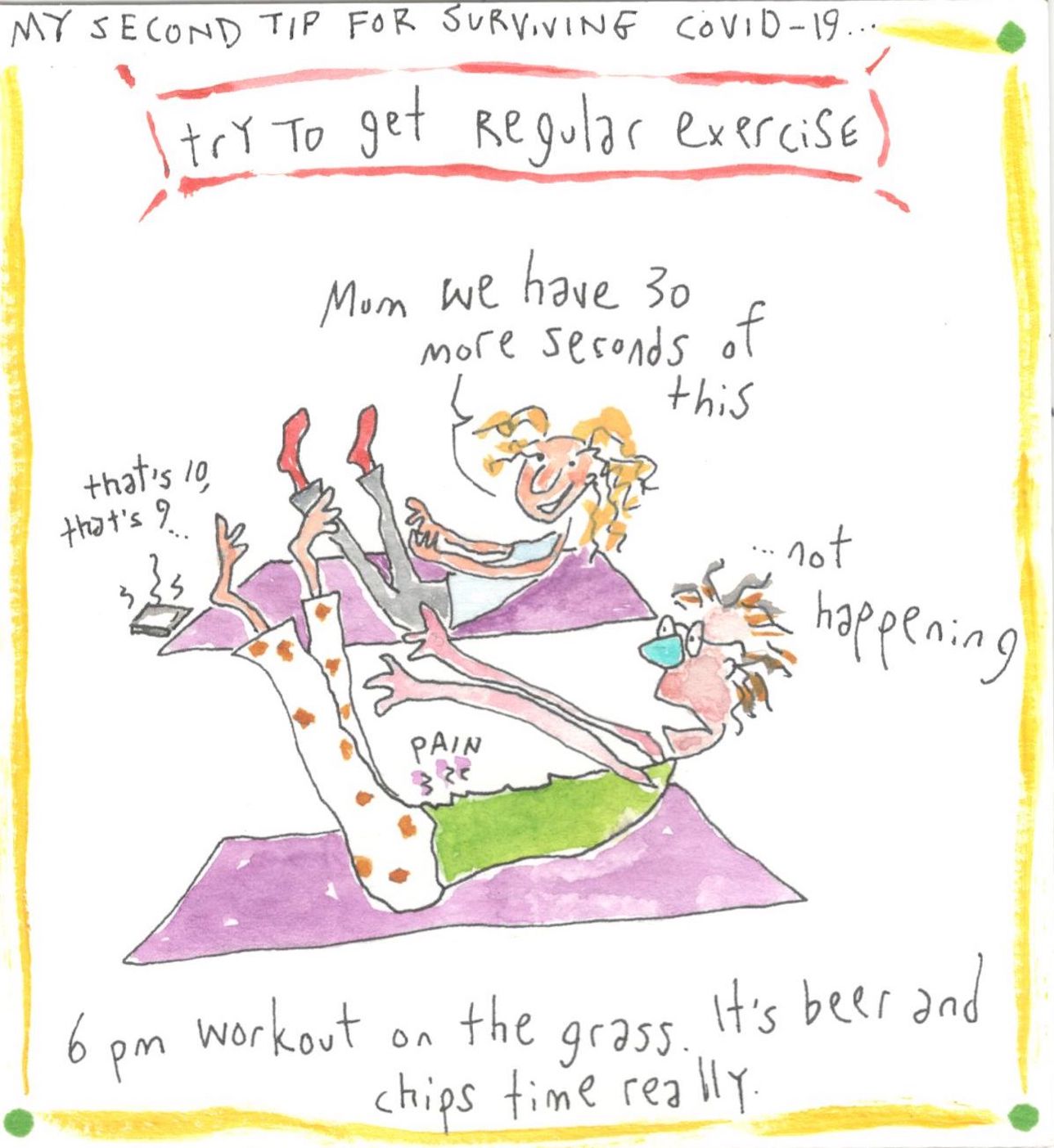 My second tip for surviving COVID-19