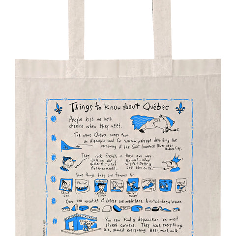 Bag - Things to know about Québec (English & French)