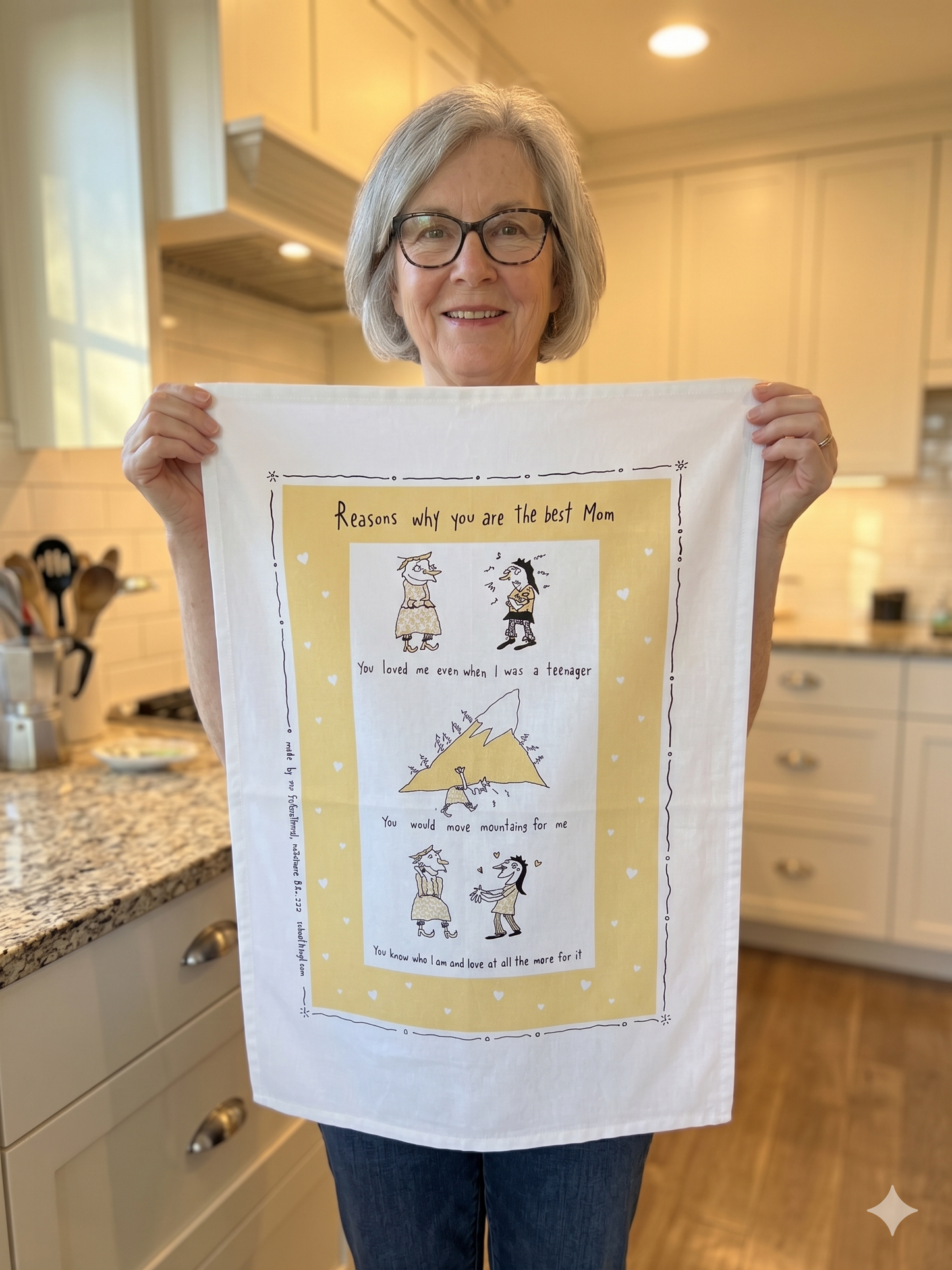 
                  
                    Tea Towel - Reasons why you are the best mom
                  
                