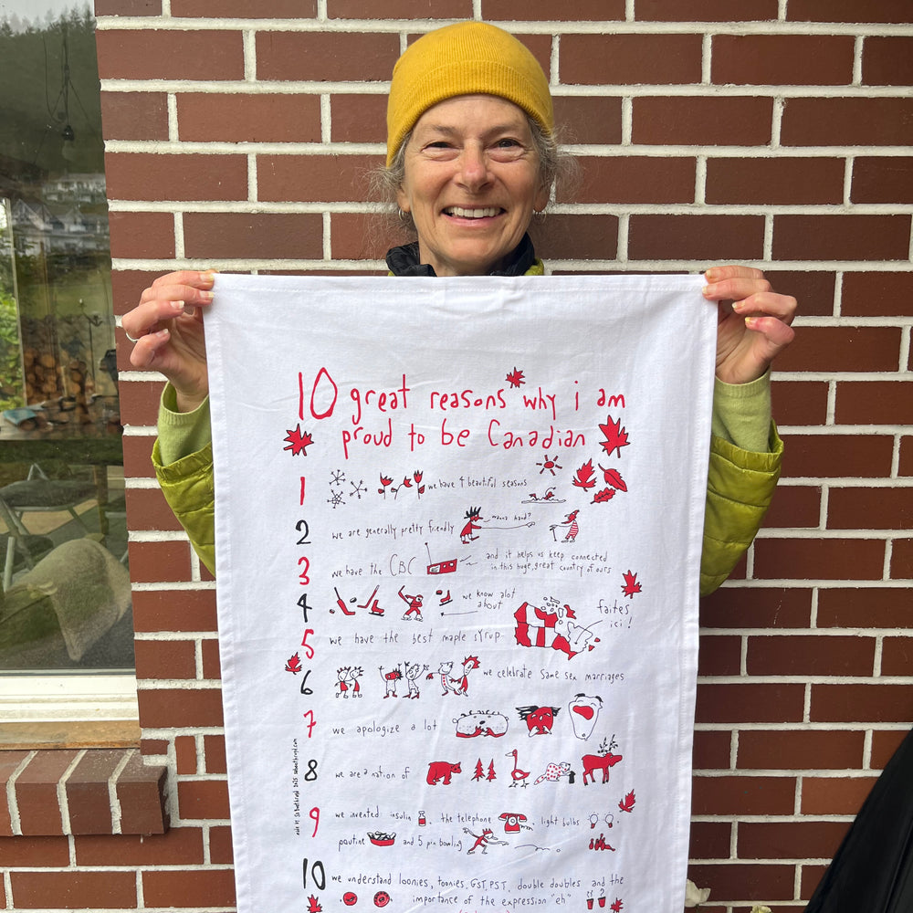 
                  
                    Tea Towel - 10 Great reasons why I am proud to be Canadian
                  
                