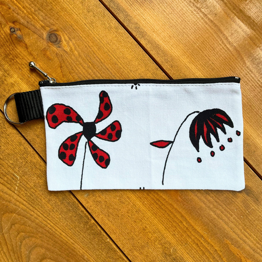 Mini Pouch - Flowers (large)