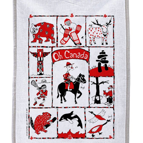 Tea Towel - Oh Canada