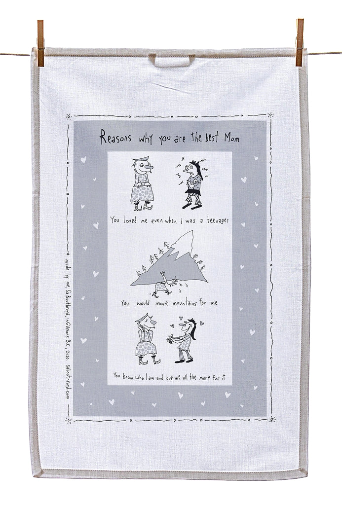 Tea Towel - Reasons why you are the best mom