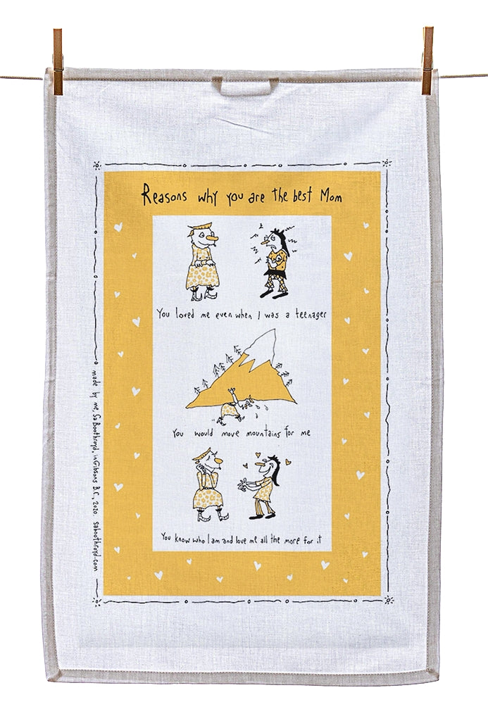 
                  
                    Tea Towel - Reasons why you are the best mom
                  
                