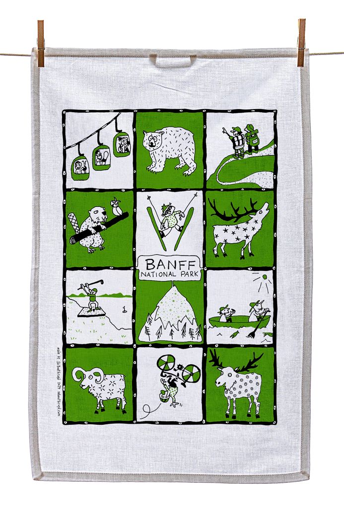 Tea Towel - Banff National Park