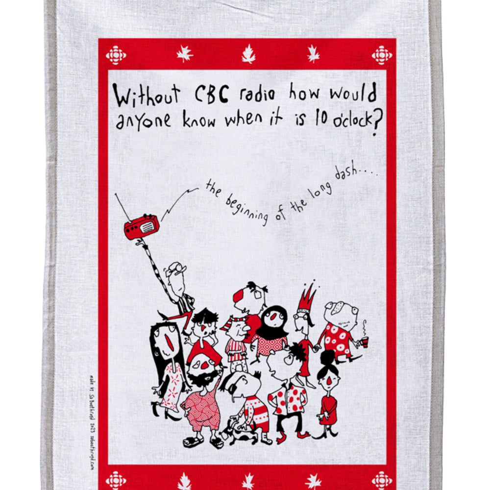 
                  
                    Tea Towel - CBC The beginning of the long dash (10 o'clock, 11 o'clock, 12 o'clock, 1 o'clock & 2 o'clock)
                  
                