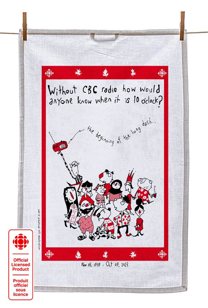 
                  
                    Tea Towel - CBC The beginning of the long dash (10 o'clock, 11 o'clock, 12 o'clock, 1 o'clock & 2 o'clock)
                  
                