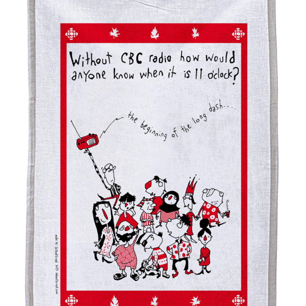 
                  
                    Tea Towel - CBC The beginning of the long dash (10 o'clock, 11 o'clock, 12 o'clock, 1 o'clock & 2 o'clock)
                  
                