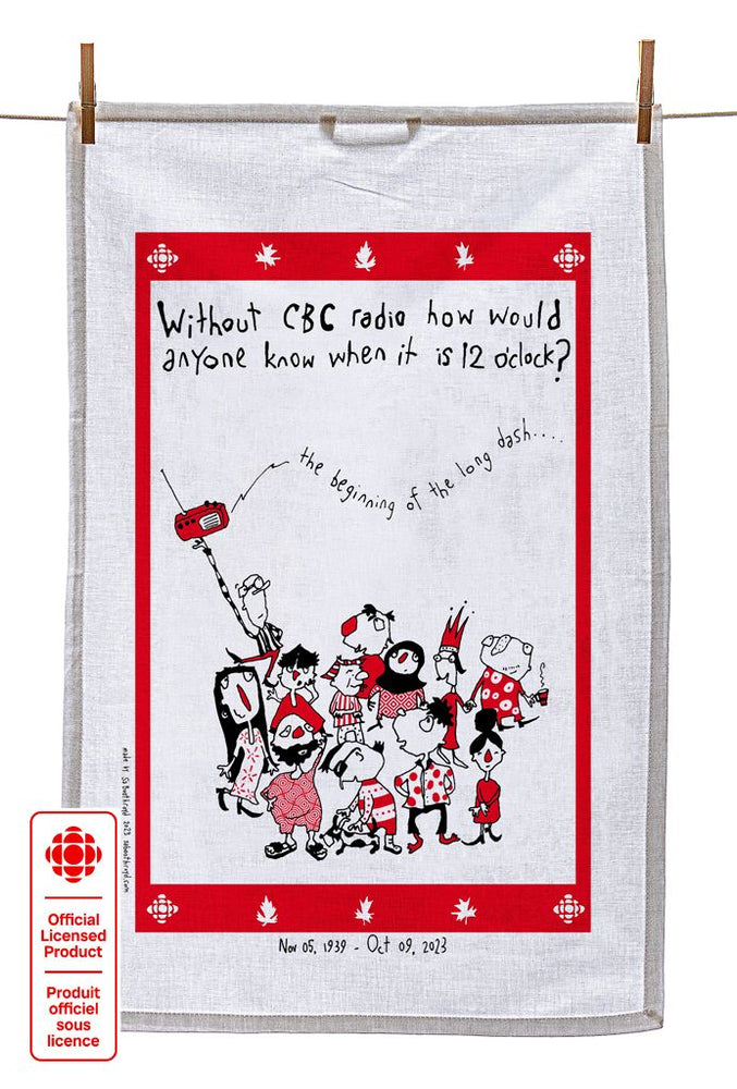 
                  
                    Tea Towel - CBC The beginning of the long dash (10 o'clock, 11 o'clock, 12 o'clock, 1 o'clock & 2 o'clock)
                  
                