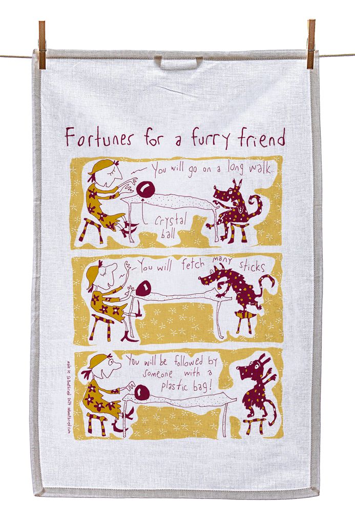 
                  
                    Tea Towel - Fortunes for a furry friend
                  
                