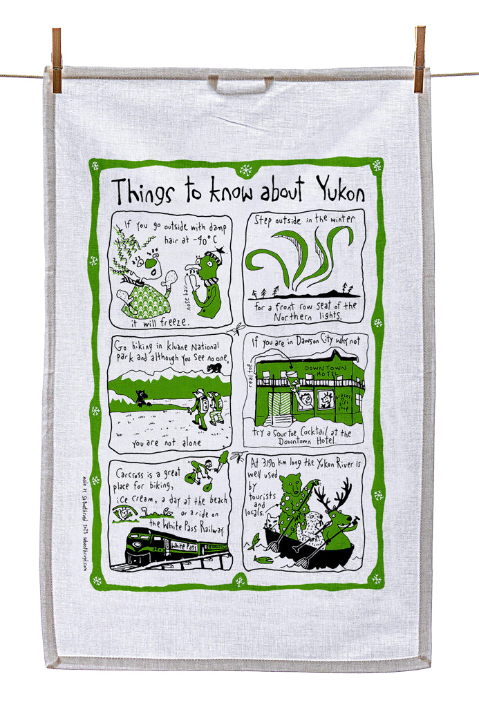 Tea Towel - Things to know about Yukon