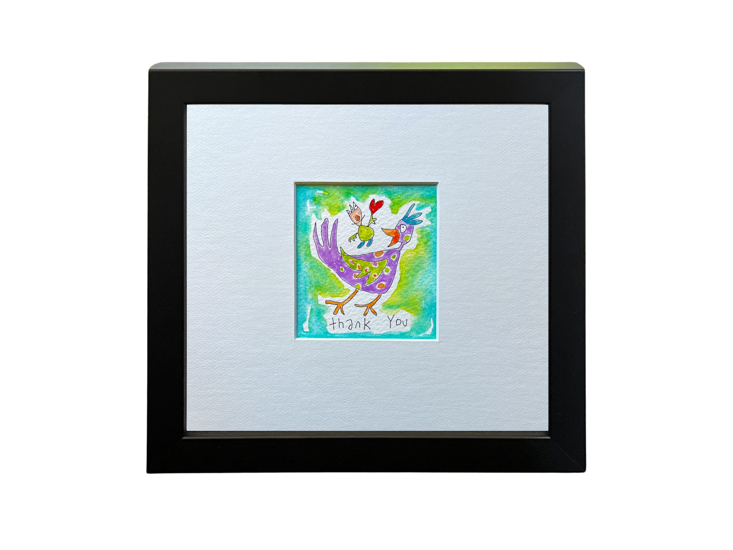 
                  
                    Thank you (chicken) (framed watercolour)
                  
                