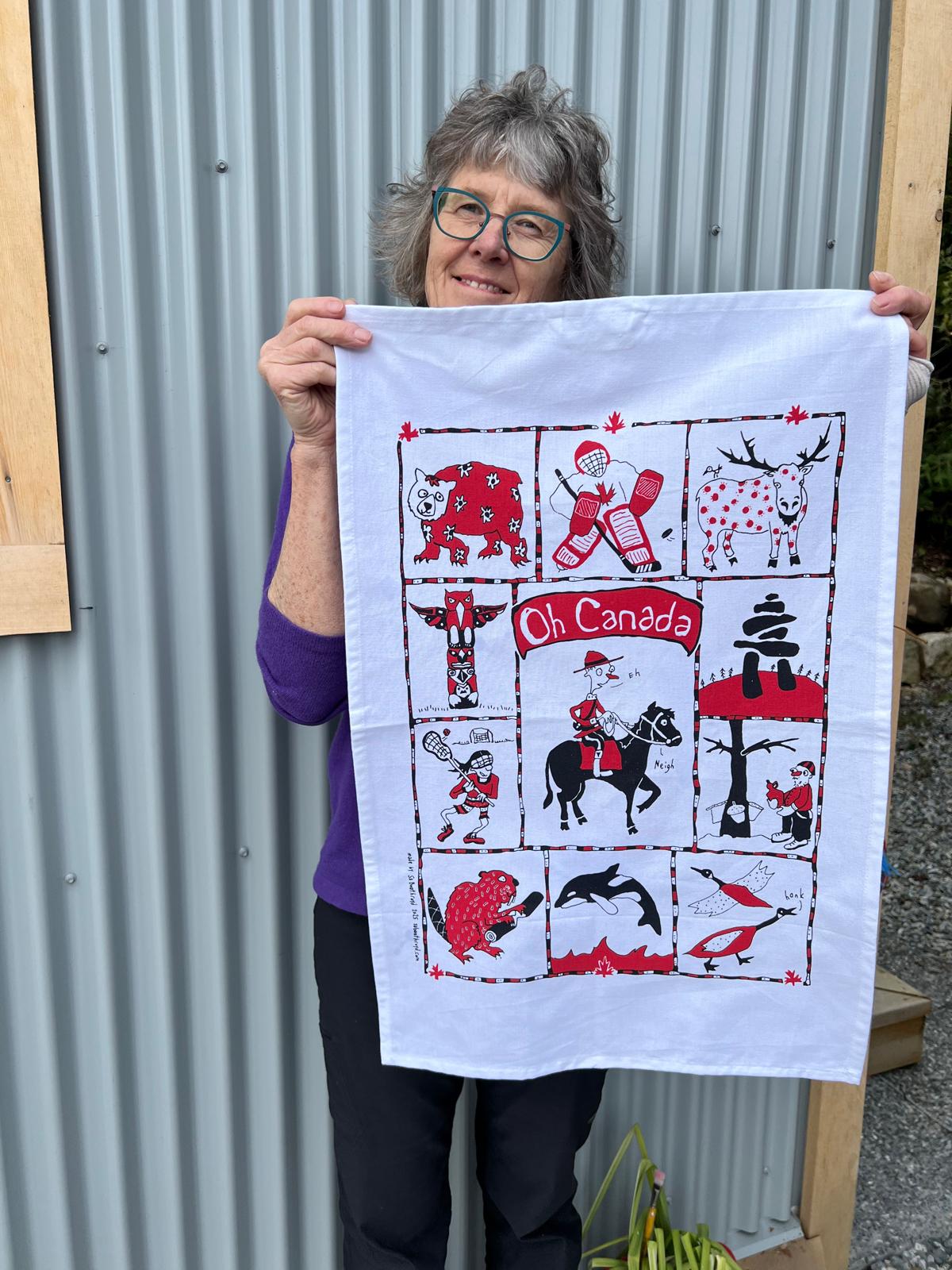 
                  
                    Tea Towel - Oh Canada
                  
                