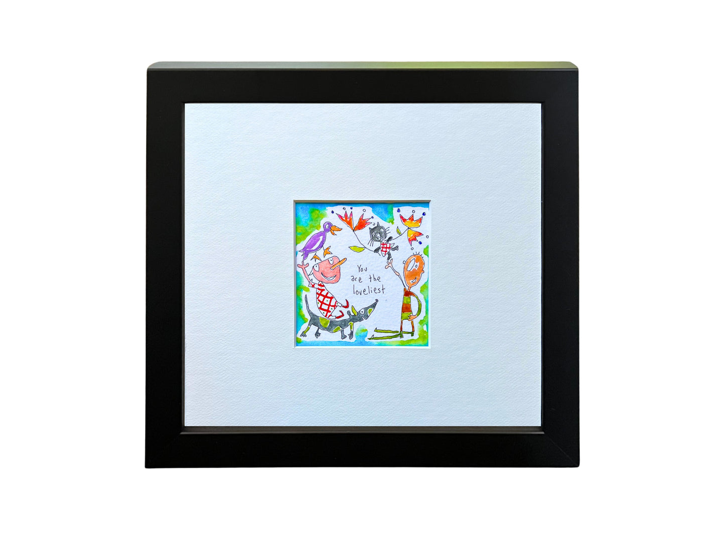 
                  
                    You are the loveliest (cat) (framed watercolour)
                  
                