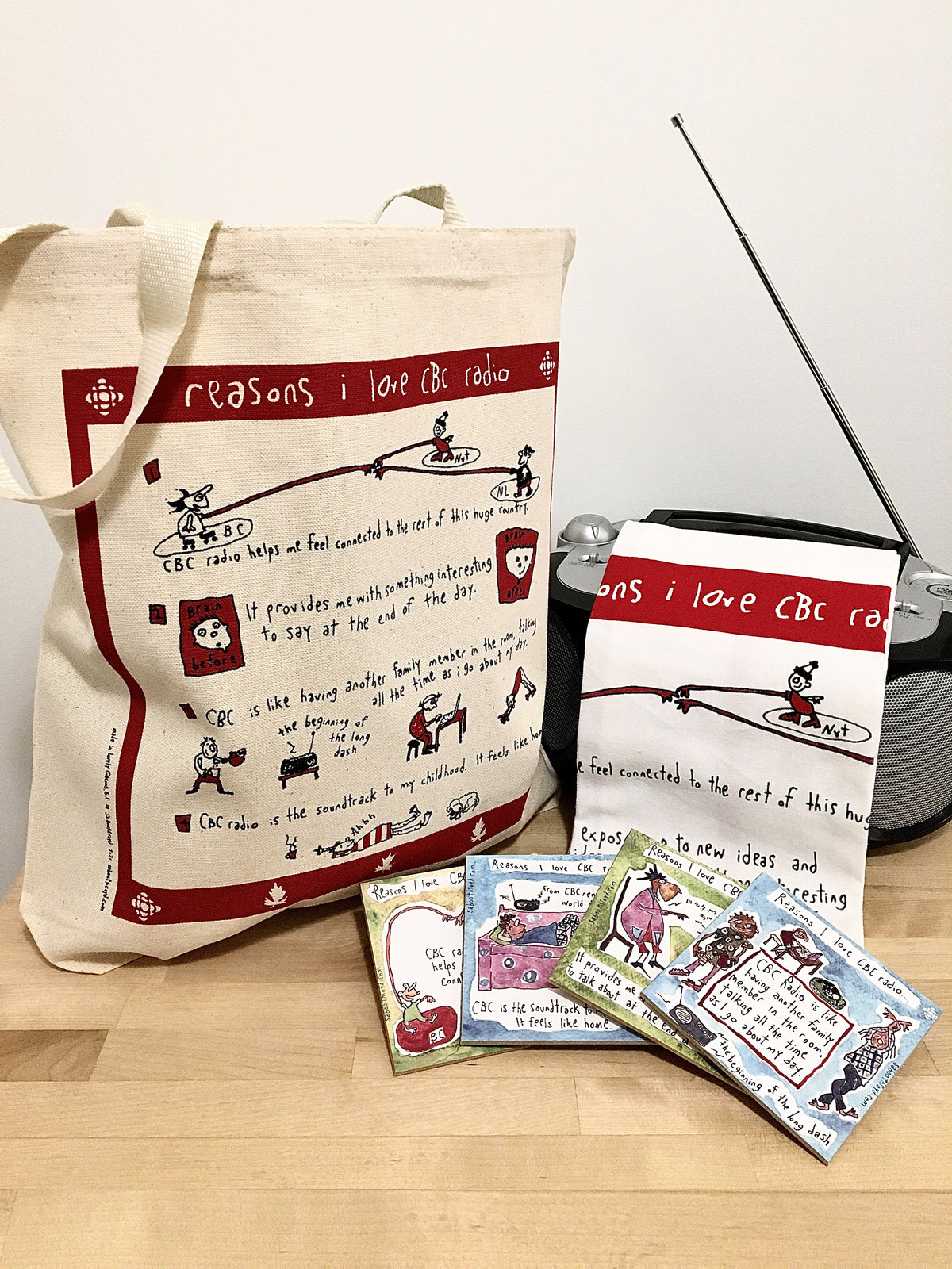 
                  
                    Bag - Reasons I love CBC radio
                  
                