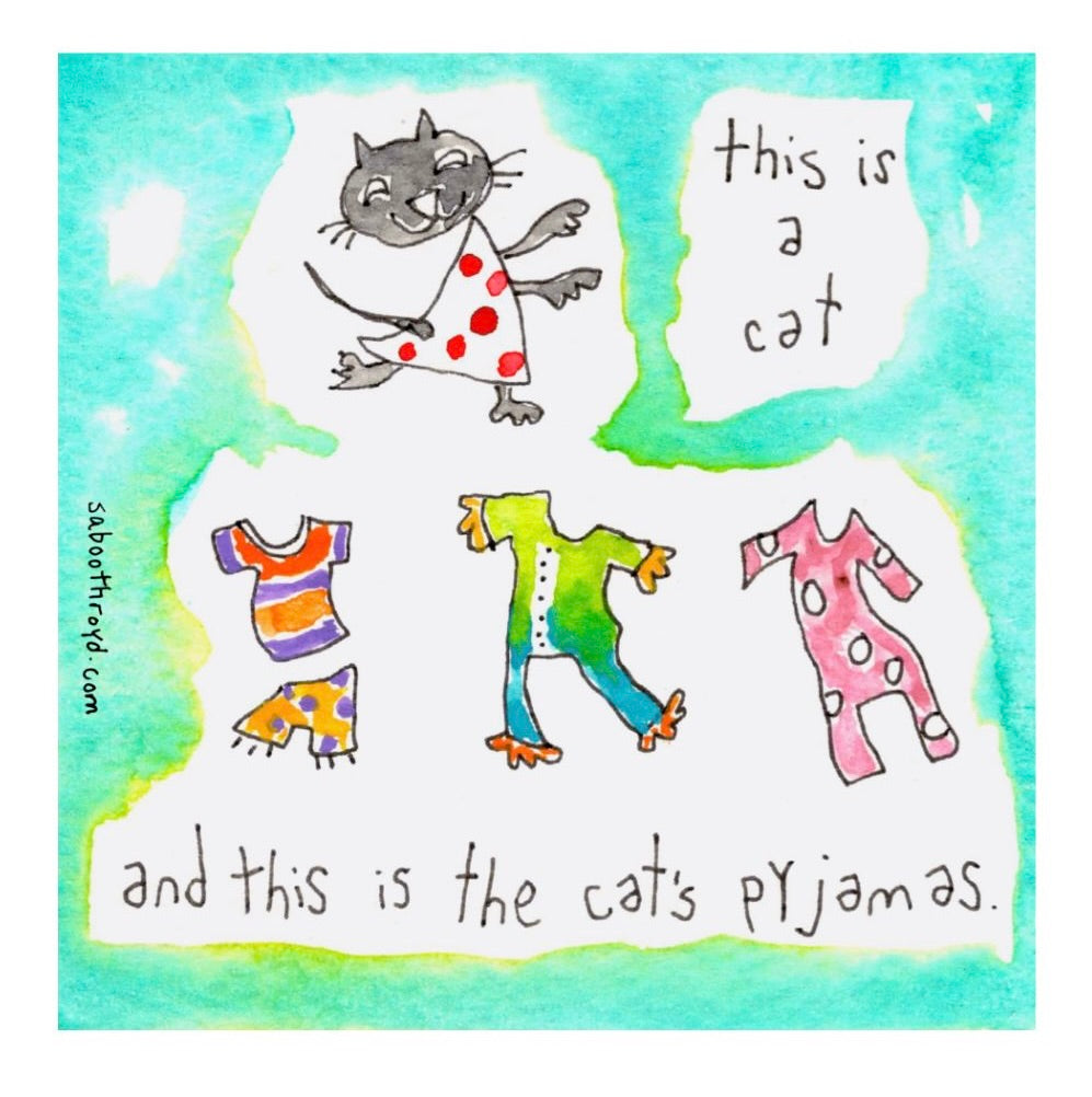 
                  
                    Mini Card - This is a cat and this is the cat's pyjamas
                  
                