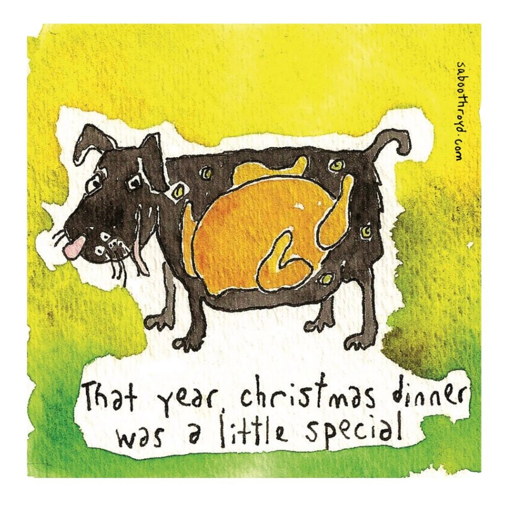 
                  
                    Mini Card - That year Christmas dinner was a little special
                  
                