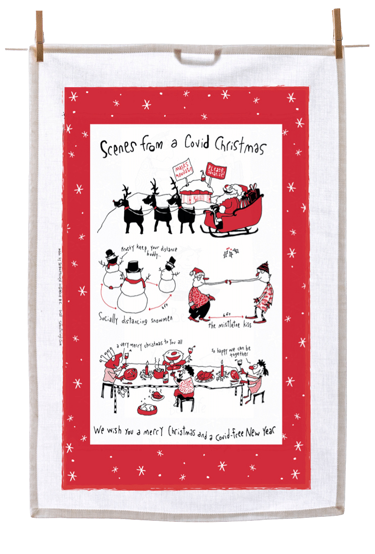 
                  
                    Tea Towel - Scenes from a Covid Christmas
                  
                