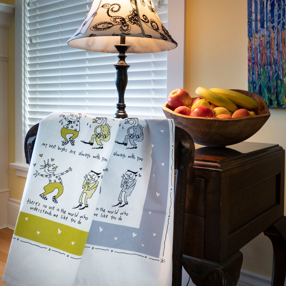 
                  
                    Tea Towel - Reasons why you are my friend (English & French)
                  
                
