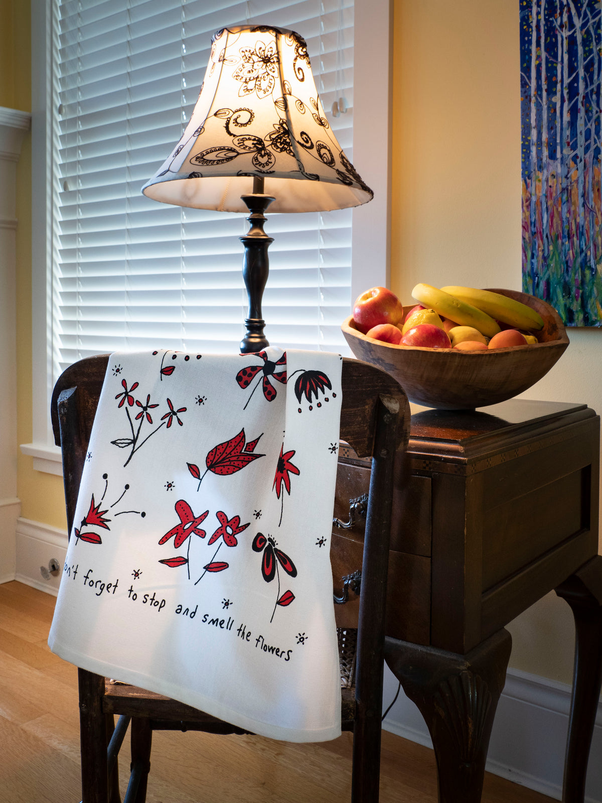 
                  
                    Tea Towel - Don't forget to stop and smell the flowers
                  
                