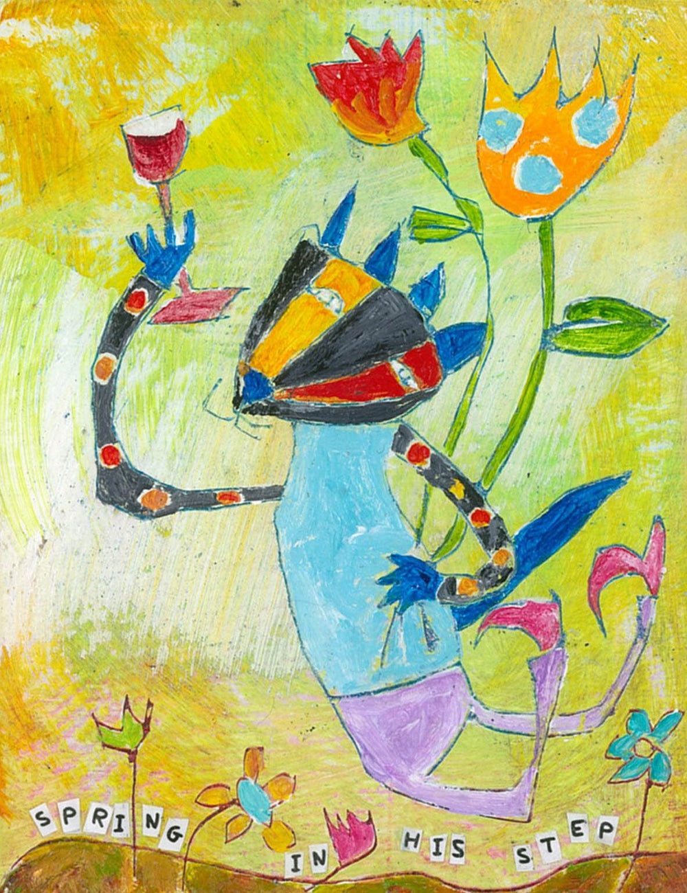 Spring in his Step