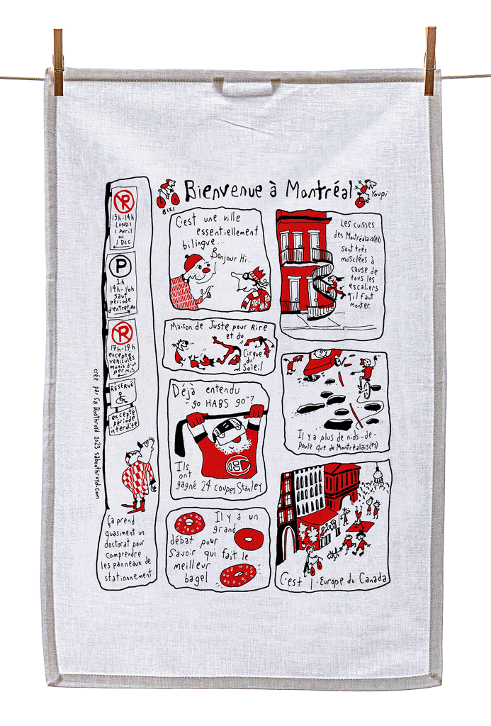 
                  
                    Tea Towel - Welcome to Montréal (English & French)
                  
                