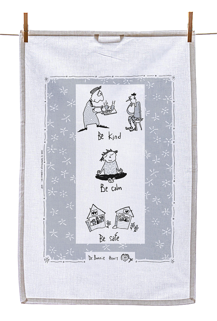
                  
                    Tea Towel - Dr. Bonnie Henry (also available in grey!)
                  
                