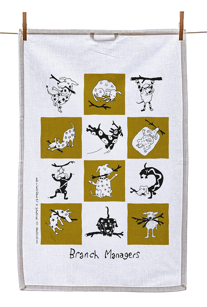 
                  
                    Tea Towel - Branch Managers (also available in green!)
                  
                