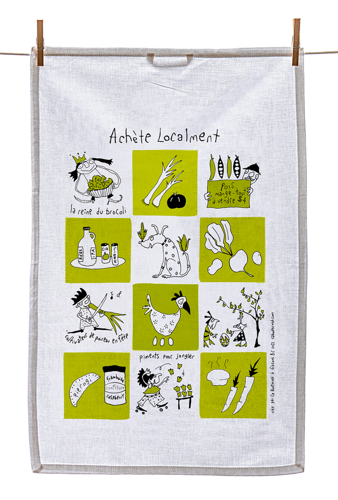
                  
                    Tea Towel - Buy local (English & French)
                  
                