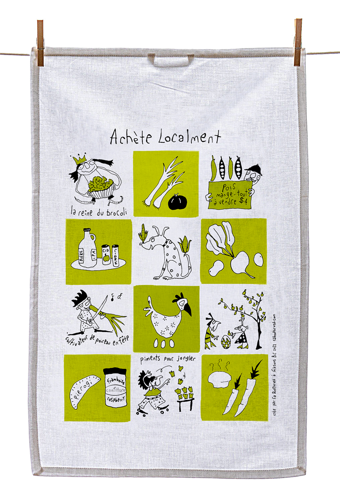 
                  
                    Tea Towel - Buy local (English & French)
                  
                