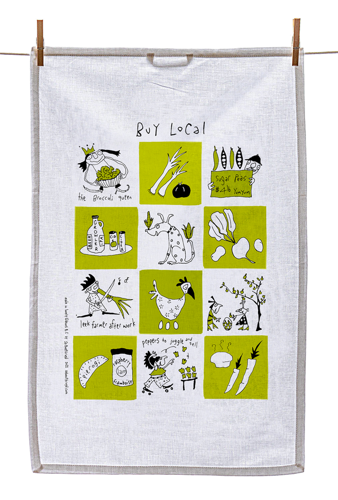 
                  
                    Tea Towel - Buy local (English & French)
                  
                