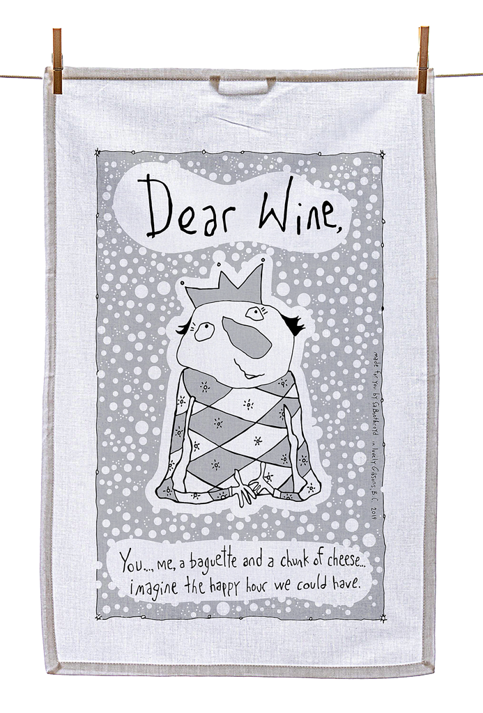 
                  
                    Tea Towel - Dear Wine (English & French)
                  
                
