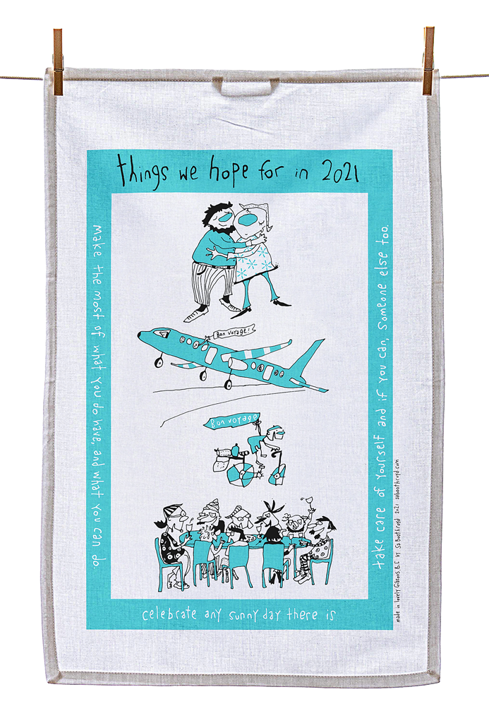 Tea Towel - Things We Hope for in 2021