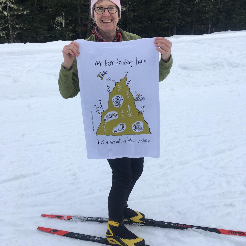 
                  
                    Tea Towel - My beer drinking team has a mountain biking problem
                  
                