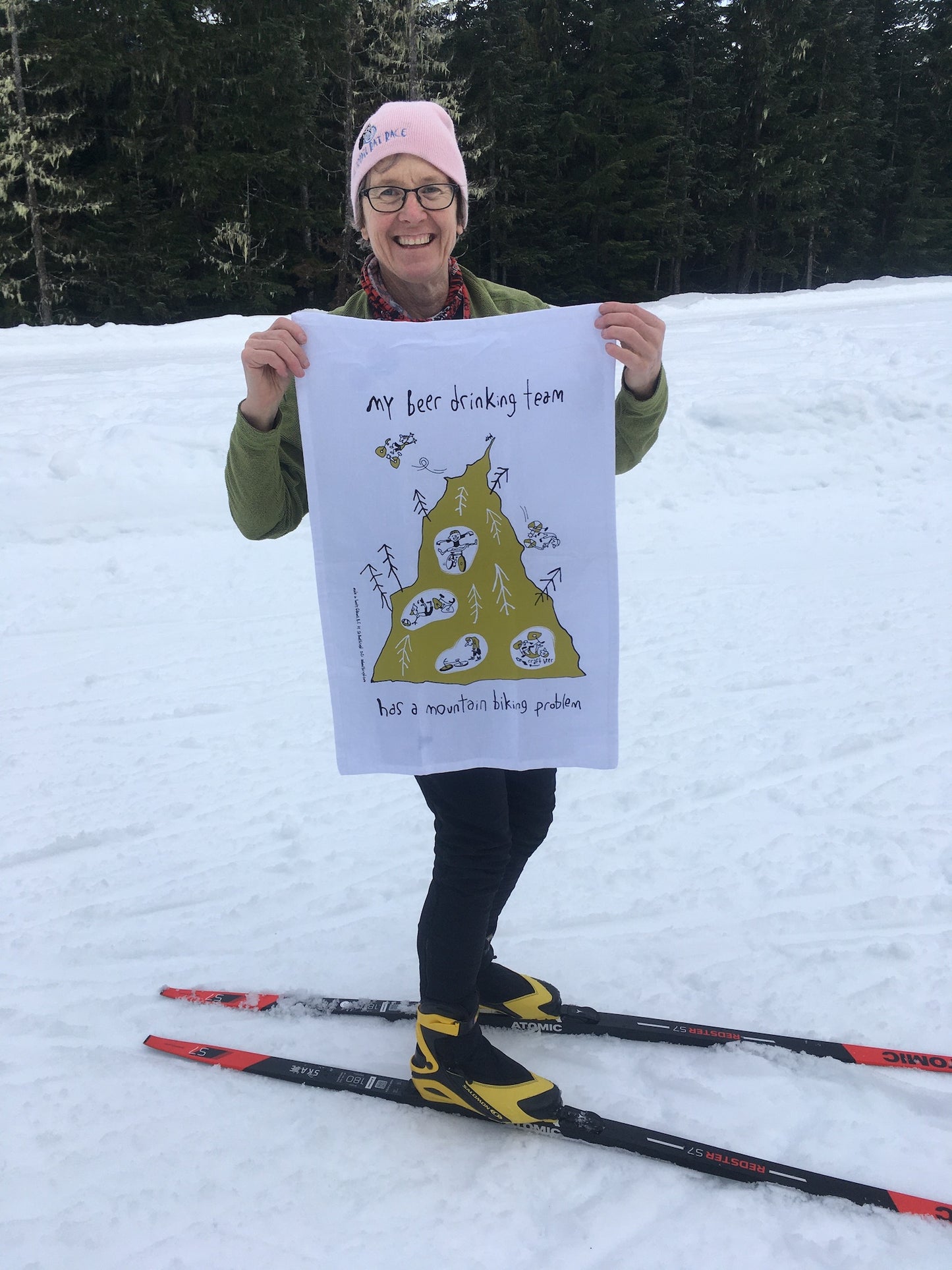 
                  
                    Tea Towel - My beer drinking team has a mountain biking problem
                  
                