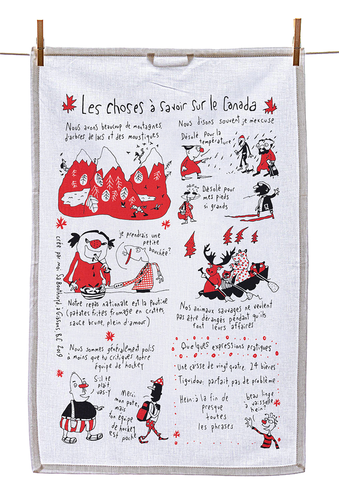 
                  
                    Tea Towel - Things to know about Canada
                  
                
