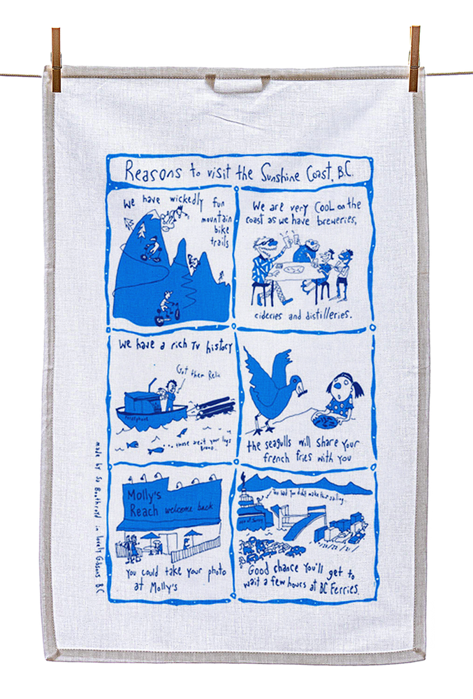 
                  
                    Tea Towel - Reasons to visit the Sunshine Coast
                  
                