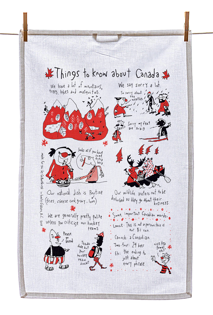 
                  
                    Tea Towel - Things to know about Canada (English & French)
                  
                