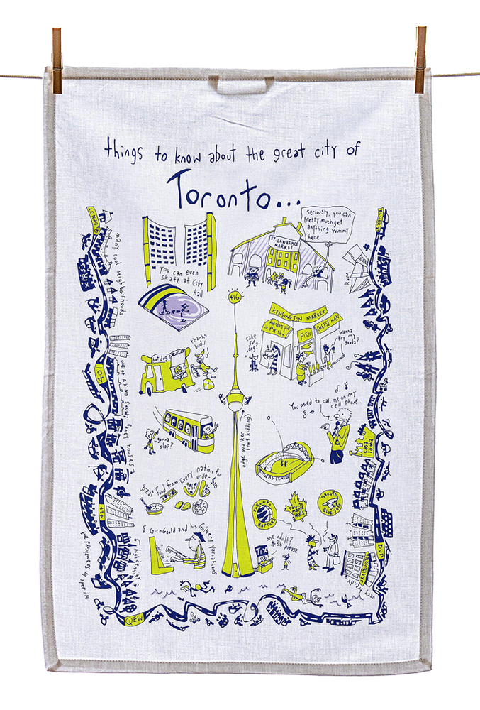 
                  
                    Tea Towel - Things to know about the great city of Toronto
                  
                