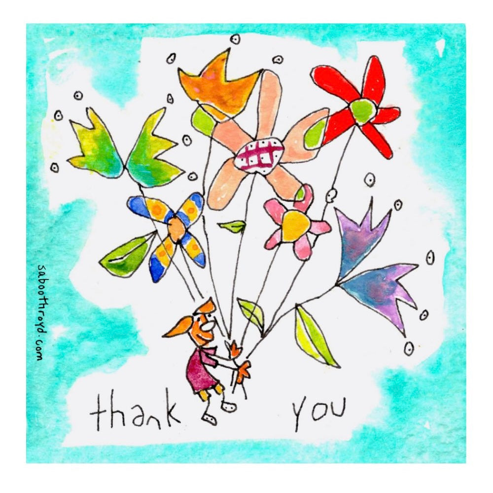 
                  
                    Mini Card - Thank you (flowers)
                  
                