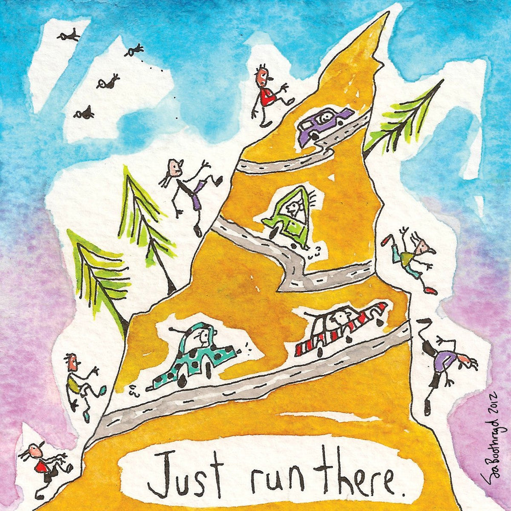 Just run there